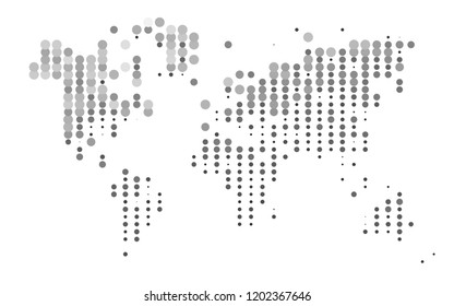 Light Silver, Gray vector layout with circle shapes. Blurred bubbles on abstract background with colorful gradient. Design for business adverts.