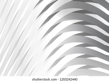 Light Silver, Gray vector layout with flat lines. Lines on blurred abstract background with gradient. The pattern can be used as ads, poster, banner for commercial.