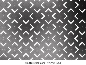 Light Silver, Gray vector layout with flat lines. Decorative shining illustration with lines on abstract template. The template can be used as a background.