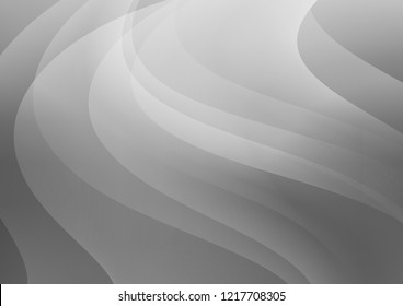 Light Silver, Gray vector layout with flat lines. Shining colored illustration with narrow lines. The pattern can be used for busines ad, booklets, leaflets