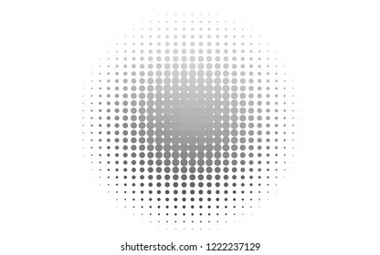Light Silver, Gray vector layout with circle shapes. Glitter abstract illustration with blurred drops of rain. Pattern for beautiful websites.