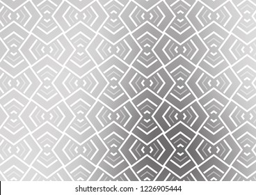 Light Silver, Gray vector layout with flat lines. Shining colored illustration with narrow lines. Smart design for your business advert.