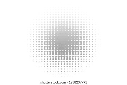 Light Silver, Gray vector layout with circle shapes. Blurred decorative design in abstract style with bubbles. Design for posters, banners.