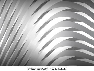 Light Silver, Gray vector layout with flat lines. Shining colored illustration with narrow lines. The pattern can be used for websites.