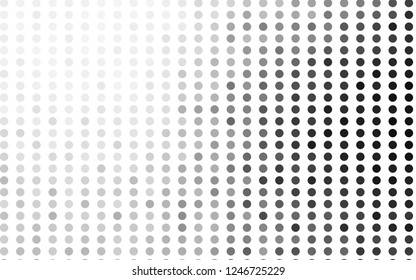 Light Silver, Gray vector layout with circle shapes. Glitter abstract illustration with blurred drops of rain. Design for posters, banners.