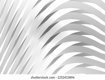 Light Silver, Gray vector layout with flat lines. Modern geometrical abstract illustration with staves. The template can be used as a background.
