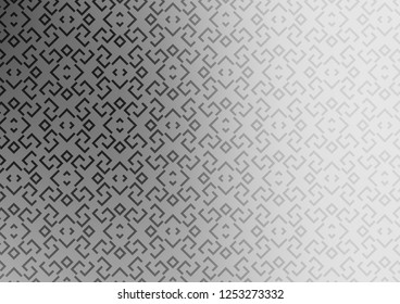 Light Silver, Gray vector layout with flat lines. Shining colored illustration with narrow lines. Best design for your ad, poster, banner.