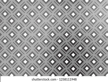 Light Silver, Gray vector layout with lines, rectangle. Glitter abstract illustration with colorful lines, rhombuses. Backdrop for TV commercials.