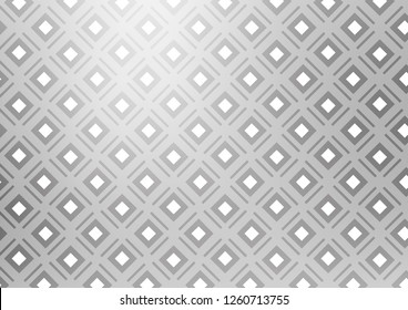 Light Silver, Gray vector layout with lines, rectangle. Colorful decorative design in simple style with lines, rhombuses. Pattern for websites, landing pages.
