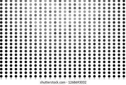 Light Silver, Gray vector layout with circle shapes. Glitter abstract illustration with blurred drops of rain. Pattern for ads, leaflets.