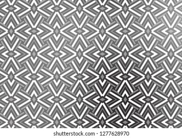 Light Silver, Gray vector layout with lines, triangles. Triangles on abstract background with colorful gradient. Pattern for commercials.
