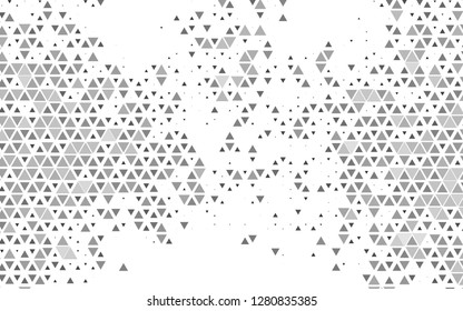 Light Silver, Gray vector layout with lines, triangles. Beautiful illustration with triangles in nature style. Best design for your ad, poster, banner. Light Silver, Gray vector layout with lines, triangles. Beautiful illustration with triangles in nature style. Best design for your ad, poster, banner.