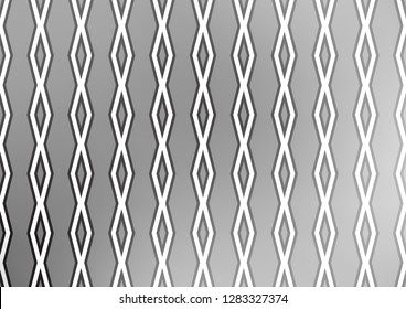 Light Silver, Gray vector layout with lines, rectangle. Colorful decorative design in simple style with lines, rhombuses. Pattern for websites, landing pages.