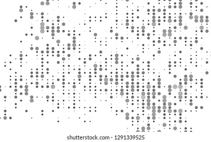 Light Silver, Gray vector layout with circle shapes. Glitter abstract illustration with blurred drops of rain. Pattern for beautiful websites.