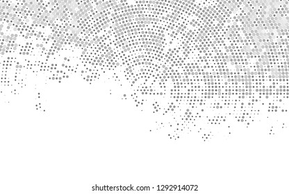 Light Silver, Gray vector layout with circle shapes. Abstract illustration with colored bubbles in nature style. Pattern for ads, leaflets.