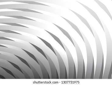 Light Silver, Gray vector layout with flat lines. Modern geometrical abstract illustration with staves. The pattern can be used for busines ad, booklets, leaflets