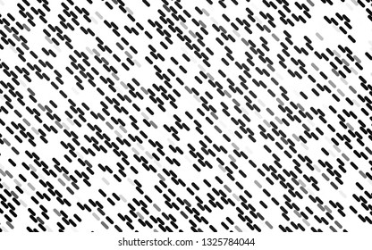 Light Silver, Gray vector layout with flat lines. Shining illustration with lines on abstract template. Pattern for ads, posters, banners.