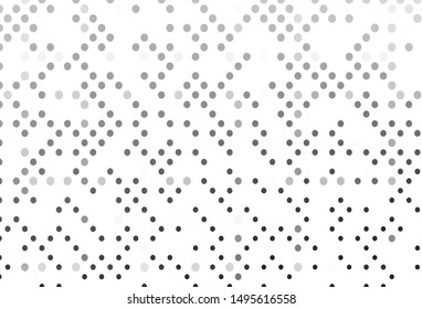 Light Silver, Gray vector layout with circle shapes. Illustration with set of shining colorful abstract circles. Pattern for ads, leaflets.
