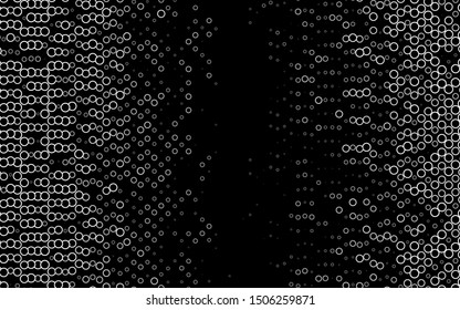 Light Silver, Gray vector layout with circle shapes. Abstract illustration with colored bubbles in nature style. Design for business adverts.