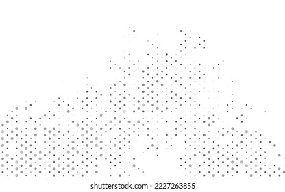 Light Silver, Gray vector layout with circle shapes. Modern abstract illustration with colorful water drops. Pattern for ads, booklets.