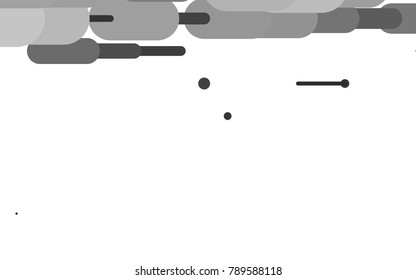 Light Silver, Gray vector layout with flat lines. Capsules on blurred abstract background with gradient. The pattern can be used for medical ad, booklets, leaflets