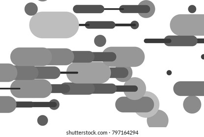 Light Silver, Gray vector layout with flat lines. Modern geometrical abstract illustration with staves. Best design for your ad, poster, banner.