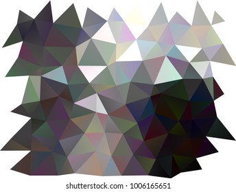 Light Silver, Gray vector low poly background. Glitter abstract illustration with an elegant design. The elegant pattern can be used as part of a brand book.