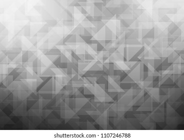 Light Silver, Gray vector low poly texture. Colorful abstract illustration with gradient. The template can be used as a background for cell phones.