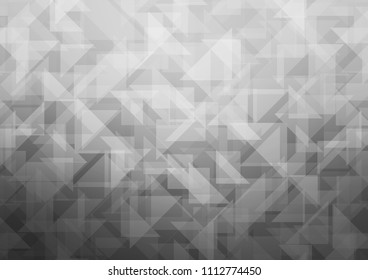 Light Silver, Gray vector low poly texture. Glitter abstract illustration with an elegant design. A completely new template for your business design.