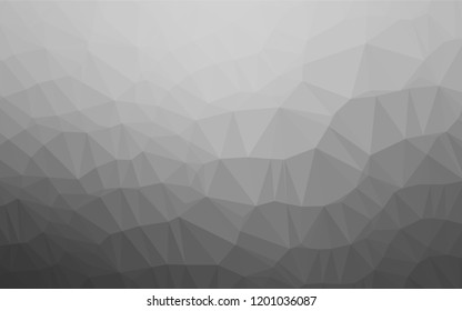 Light Silver, Gray vector low poly texture. A vague abstract illustration with gradient. Brand new style for your business design.