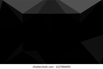 Light Silver, Gray vector low poly cover. A vague abstract illustration with gradient. A completely new template for your business design.