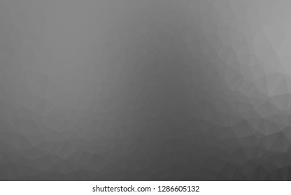 Light Silver, Gray vector low poly cover. A vague abstract illustration with gradient. New texture for your design.