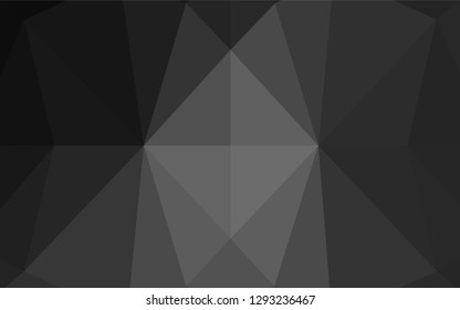 Light Silver, Gray vector low poly layout. A vague abstract illustration with gradient. The textured pattern can be used for background.