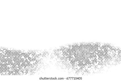 Light Silver, Gray vector low poly background. A sample with a polygonal design. Low poly illustration, low polygonal background.