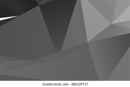Light Silver, Gray vector low poly template. Glitter abstract illustration with an elegant design. A completely new design for your business.