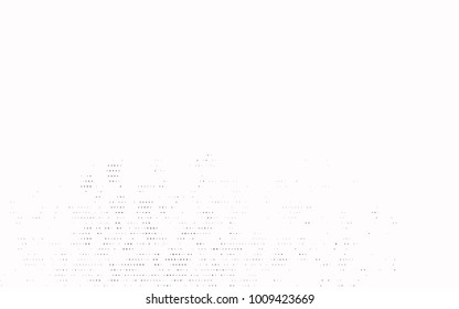 Light Silver, Gray vector modern geometrical circle abstract background. Dotted texture template. Geometric pattern in halftone style with gradient. 