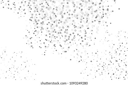 Light Silver, Gray vector modern geometrical background. Abstract template. Geometric pattern in square style with gradient.