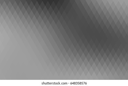 Light Silver, Gray vector modern geometrical background. Abstract template. Geometric pattern in square style with gradient.