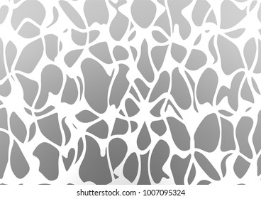 Light Silver, Gray vector natural elegant background. Sketchy hand drawn doodles on blurred background. The completely new template can be used for your brand book.