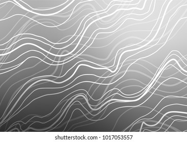 Light Silver, Gray vector natural elegant texture. Sketchy hand drawn doodles on blurred background. The elegant pattern can be used as a part of a brand book.