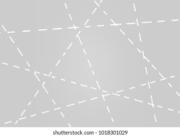 Light Silver, Gray vector natural elegant background. A vague abstract illustration with doodles in Indian style. The pattern can be used for wallpapers and coloring books.
