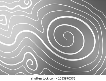 Light Silver, Gray vector natural elegant pattern. Doodles on blurred abstract background with gradient. The doodle design can be used for your web site.