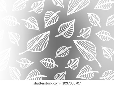 Light Silver, Gray vector natural elegant background. Ethnic elegant natural pattern with gradient. A new texture for your design.