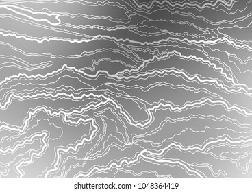 Light Silver, Gray vector natural abstract pattern. Colorful illustration in abstract style with doodles and Zen tangles. The doodle design can be used for your web site.