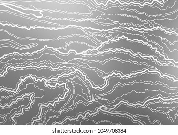 Light Silver, Gray vector natural abstract background. Ethnic elegant natural pattern with gradient. The doodle design can be used for your web site.