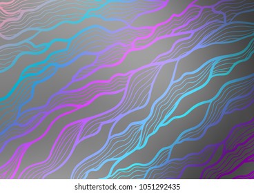 Light Silver, Gray vector natural elegant template. Modern geometrical abstract illustration with doodles. The pattern can be used for heads of websites and designs.