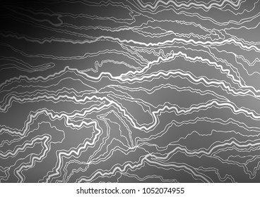 Light Silver, Gray vector natural elegant pattern. Creative illustration in blurred style with doodles and Zen tangles. Brand-new design for your business.