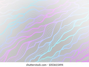 Light Silver, Gray vector natural elegant background. A vague abstract illustration with doodles in Indian style. A completely new design for your business.