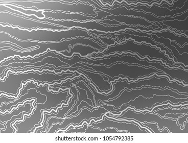 Light Silver, Gray vector natural abstract texture. Colorful illustration in abstract style with doodles and Zen tangles. The completely new template can be used for your brand book.