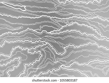 Light Silver, Gray vector natural elegant pattern. Colorful illustration in abstract style with doodles and Zen tangles. Brand-new design for your business.